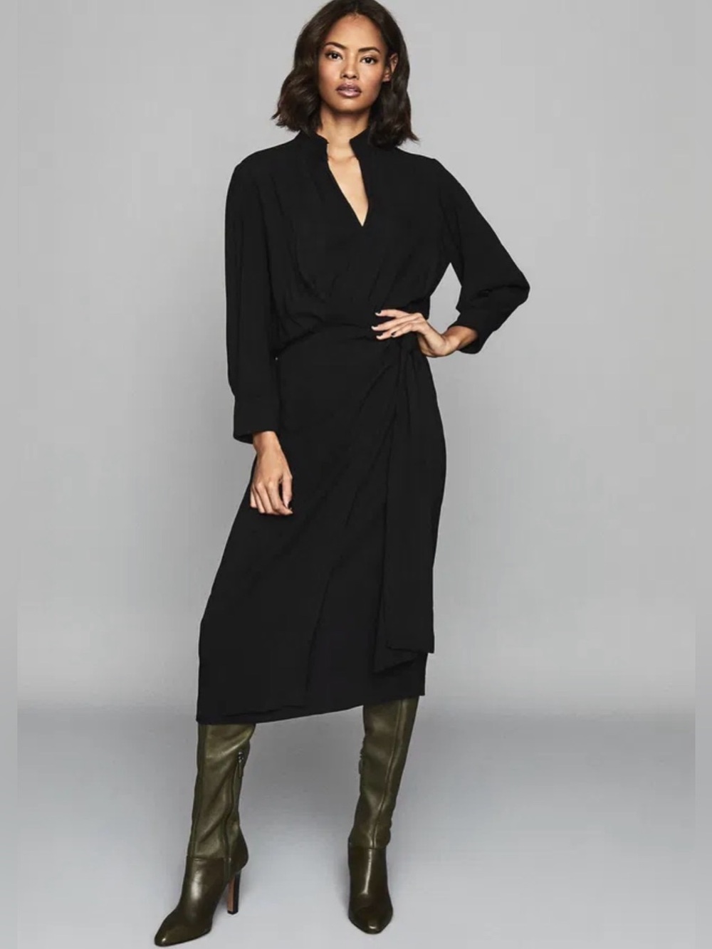 NEW Reiss Priya Wrap Front Shift Dress 2